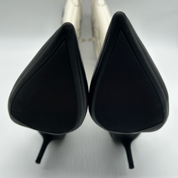 INC Hayleigh Knee-High Cowboy Vegan Boots | Black & Bone Size 7M | New with Box - Picture 9 of 10